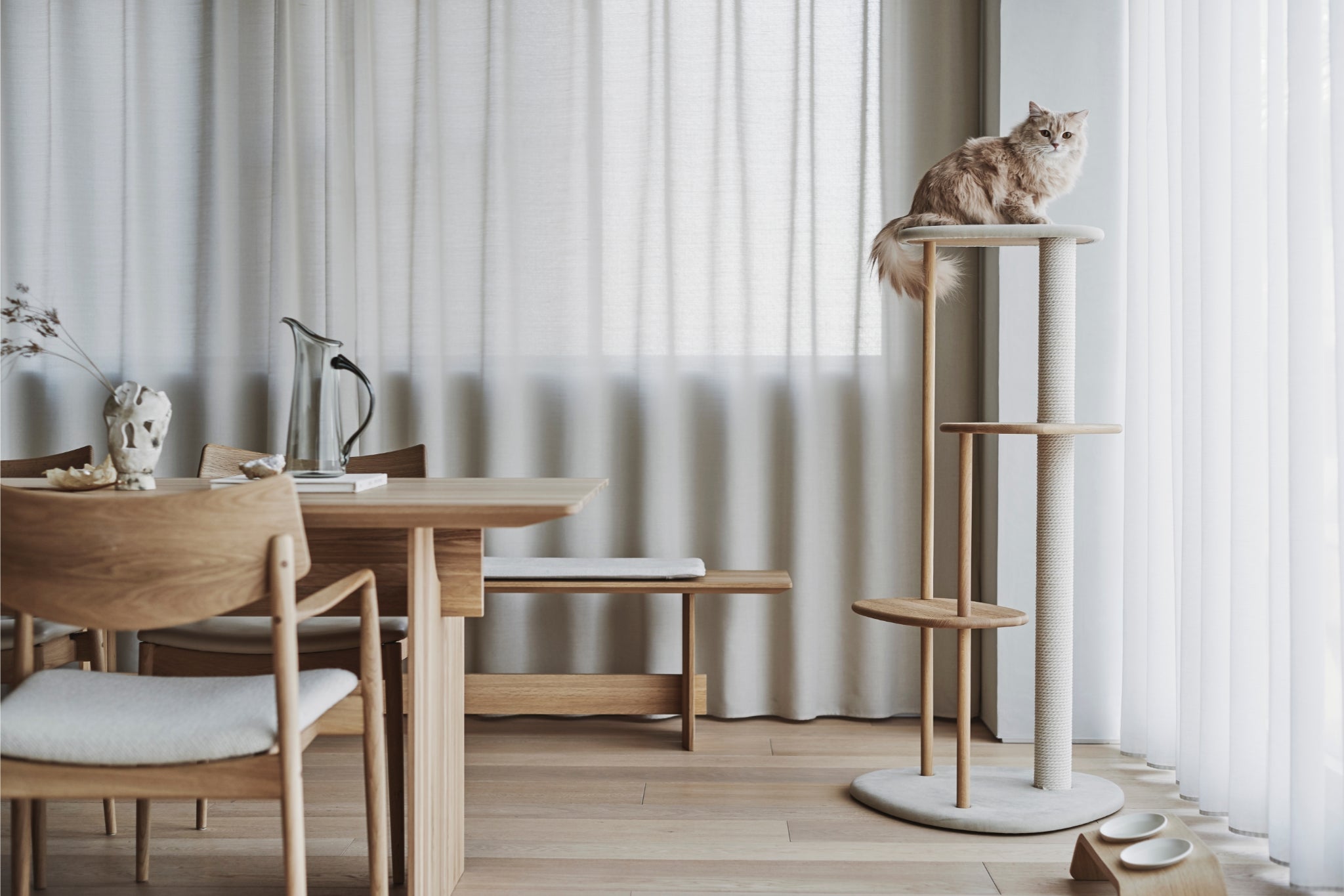 KARIMOKU CAT TREE｜カリモク家具の木製キャットタワー｜日本製